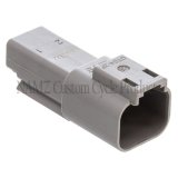 NAMZ Deutsch DT Series 2-Wire Receptacle & Wedgelock - Gray (HD 72122-94GY) thumbnail 1