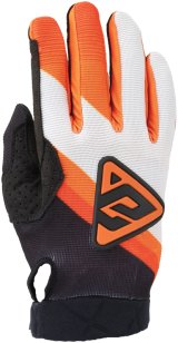 Answer Peak Flo Gloves Black/Hyper Orange/White Youth - Small thumbnail 1