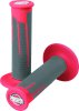 ProTaper Full Diamond Clamp-On Grips - Red/Dark Gray thumbnail 4