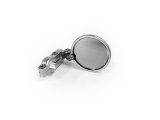 CRG Blindsight Folding 2 in. Round Bar-End Mirror - Silver thumbnail 1