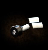 CRG Mirror Internal Adapter Universal 7/ 8 in. O.D. Steel & Aluminum Handlebar thumbnail 1