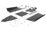 Seizmik 16-21 Polaris General 1000/ XP UHMW Skid Plate w/Rock Slider Kit - Black thumbnail 1