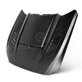 Anderson Composites 15-16 Ford Mustang (Excl. GT350/GT350R) Ram Air Fiberglass Hood thumbnail 1