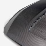 Anderson Composites 2024 Ford Mustang S650 Double-Sided Carbon Fiber Hood thumbnail 1