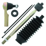 QuadBoss 08-13 Kawasaki KRF750 Teryx 750 4x4 Steering Rack Tie Rod Assembly Kit -Right Inner & Outer thumbnail 1