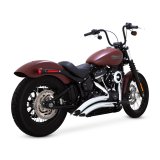 Vance & Hines 18-22 HD Softail / Street Bob 2-2 PCX Big Radius Full System Exhaust - Chrome thumbnail 1