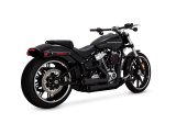 Vance & Hines HD Sportster 04-13 Mini Grenades Black Full System Exhaust thumbnail 1