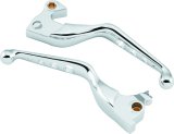Bikers Choice 14-22 XL Chrome O Series 4 Hole Lever Set thumbnail 1
