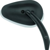 Bikers Choice 65-Up Black Tapered Mirrors Universal Custom Pair thumbnail 1