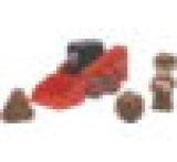 New Ray Toys Kubota My Lil Orange SSV with Figurine and Boulders/ Scale - 1:18 thumbnail 1