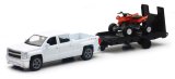 New Ray Toys Chevy Silverado Pickup with ATV/ Scale - 1:43 thumbnail 1