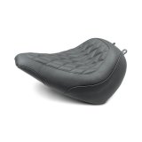 Mustang 18-21 Harley Breakout Wide Tripper Solo Seat Diamond Stitch - Black thumbnail 1