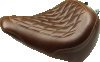Mustang Harley Breakout Wide Tripper Solo Seat Diamond Stitch - Brown thumbnail 3