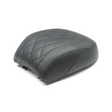 Mustang 18-21 Harley Fat Boy Wide Tripper Passenger Seat Diamond Stitch - Black thumbnail 1