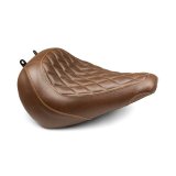 Mustang 18-21 Harley Fat Boy Wide Tripper Solo Seat Diamond Stitch - Brown thumbnail 2