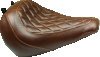 Mustang 18-21 Harley Fat Boy Wide Tripper Solo Seat Diamond Stitch - Brown thumbnail 3