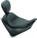 Mustang 10-21 Honda VT1300CX Fury Wide Touring Solo Seat w/Driver Backrest - Black thumbnail 2