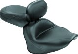 Mustang 07-17 Yamaha V-Star 1300, 1300 Tourer Wide Touring 2PC Seat w/Driver Backrest - Black thumbnail 1