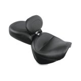 Mustang 99-15 Yamaha Road Star 1600, 1700 Wide Touring 2PC Seat w/Driver Backrest - Black thumbnail 2