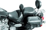 Mustang 99-15 Yamaha Road Star 1600, 1700 Wide Touring 2PC Seat w/Driver Backrest - Black thumbnail 3
