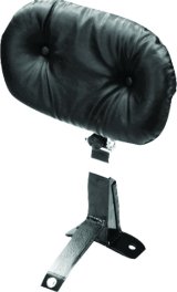 Mustang 08-21 Harley FL Touring Driver Backrest Kit Regal - Black thumbnail 1