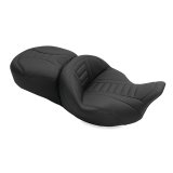 Mustang 08-21 Harley Electra Glide, Rd Glide, Rd King, Str Glide Touring 1PC Seat Deluxe - Black thumbnail 2