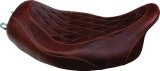 Mustang 97-07 Harley Rd King,06-07 Str Glide,00-05 Eagle Tripper Solo Seat - Brown thumbnail 1