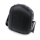 Mustang Harley Sissy Bar Pad Low Medallion Style - Black thumbnail 2