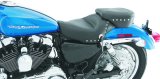 Mustang 04-21 Harley Sportster 3.3 GAL Standard Touring Solo Seat w/Studs - Black thumbnail 3