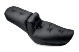 Mustang 06-17 Harley Dyna Duke 1PC Seat Regal - Black thumbnail 1