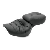 Mustang 06-17 Harley Dyna Wide Touring 1PC Seat Regal - Black thumbnail 1