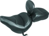 Mustang 08-21 Harley Electra Glide,Rd Glide,Rd King Tripper Fastback 1PC Seat w/Diam Stitch - Black thumbnail 2