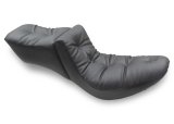 Mustang 84-06 Harley Standard Rear Tire Duke Extra Wide 1PC Seat - Black thumbnail 2