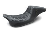 Mustang 08-21 Harley Electra Glide,Rd Glide,Rd King, Str Glide Squareback 1PC Seat - Black thumbnail 1