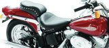 Mustang 84-06 Harley Standard Rear Tire Standard Touring 1PC Seat w/Studs - Black thumbnail 2