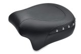 Mustang 08-21 Harley Electra Glide,Rd Glide,Rd King,Str Glide Pass Seat(13.5wide)/Studs - Black thumbnail 1