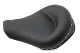 Mustang 94-96 Harley Road King Standard Touring Solo Seat w/Blk Pearl Studs - Black thumbnail 1
