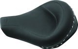 Mustang 94-96 Harley Road King Standard Touring Solo Seat w/Blk Pearl Studs - Black thumbnail 2