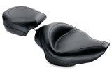 Mustang 04-21 Harley Sportster 3.3 Gallon Standard Touring Solo Seat - Black thumbnail 1