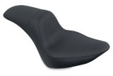 Mustang 06-17 Harley Softail Wide Tire (200mm) Fastback 1PC Seat - Black thumbnail 1