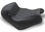 Mustang 15-23 Kawasaki Vulcan S Solo Seat Diamond Stitch - Black thumbnail 1