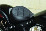 Mustang 18-21 Indian Scout Bobber Standard Touring Solo Seat Diamond Stitch - Black thumbnail 3