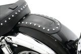 Mustang Kawasaki VN1600 Vulcan Fender Bib w/Studs - Black thumbnail 1