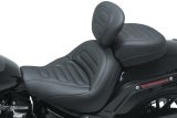 Mustang 18-21 Harley Fat Bob Standard Touring Recessed Passenger Seat - Black thumbnail 1