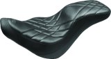 Mustang 18-21 Harley Fat Bob Standard Touring Recessed Passenger Seat - Black thumbnail 2