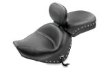 Mustang 05-09 Suzuki Boulevard C90, C90T Standard Touring 2PC Seat w/Driver Backrest Studs - Black thumbnail 1