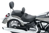 Mustang 06-15 Yamaha Roadliner, Stratoliner Wide Touring Solo Seat w/ Driver Backrest - Black thumbnail 1