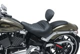Mustang 13-17 Harley Softail Breakout Standard Touring Solo Seat - Black thumbnail 1