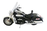 Mustang 08-18 Triumph Rocket III Touring Standard 2PC Seat w/Driver Backrest - Black thumbnail 1