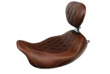 Mustang 2008-17 Harley Rd King,06-07 Str Glide,00-05 Eagle Wide Tripper Solo Seat - Brown thumbnail 2
